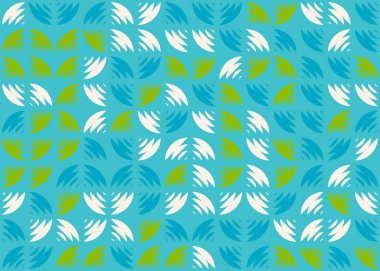 Soyut Geometrik Desen üretken hesaplama sanatı çizimi