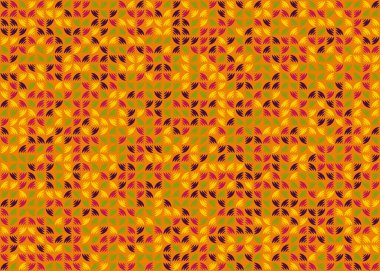 Soyut Geometrik Desen, hesaplama sanatı çizimi