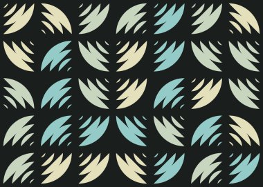 Soyut Geometrik Desen, hesaplama sanatı çizimi