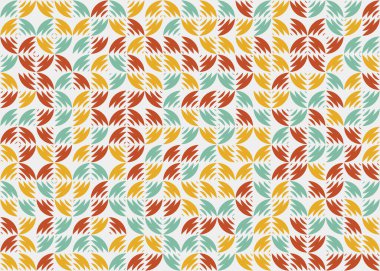 Soyut Geometrik Desen üretken hesaplama sanatı çizimi