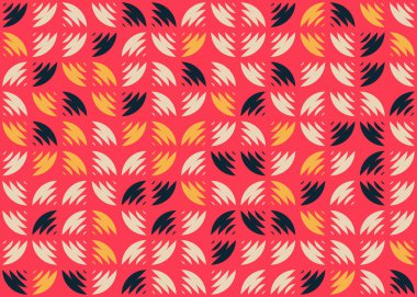 Soyut Geometrik Desen üretken hesaplama sanatı çizimi