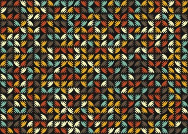 Soyut Geometrik Desen, hesaplama sanatı çizimi