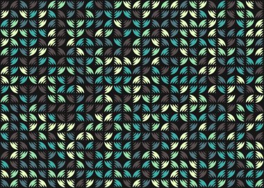 soyut geometrik desen, hesaplama sanatı illüstrasyonu