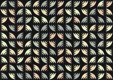 Soyut Geometrik Desen üretken hesaplama sanatı çizimi