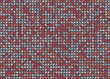 Soyut Geometrik Desen, hesaplama sanatı çizimi