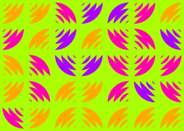 soyut geometrik desen, hesaplama sanatı illüstrasyonu