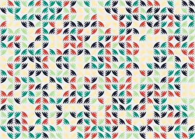 Soyut Geometrik Desen üretken hesaplama sanatı çizimi