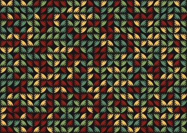 Soyut Geometrik Desen, hesaplama sanatı çizimi