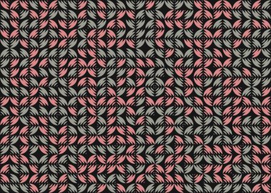 soyut geometrik desen, hesaplama sanatı illüstrasyonu