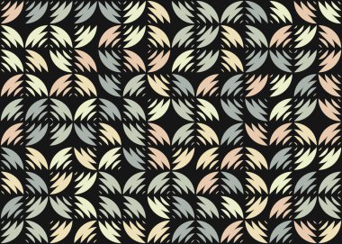 soyut geometrik desen, hesaplama sanatı illüstrasyonu