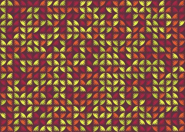 soyut geometrik desen, hesaplama sanatı illüstrasyonu