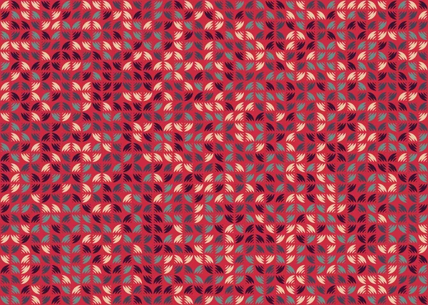 Soyut Geometrik Desen üretken hesaplama sanatı çizimi