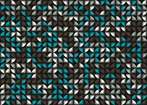 Patrón Geométrico Abstracto Ilustración Arte Computacional — Vector de stock