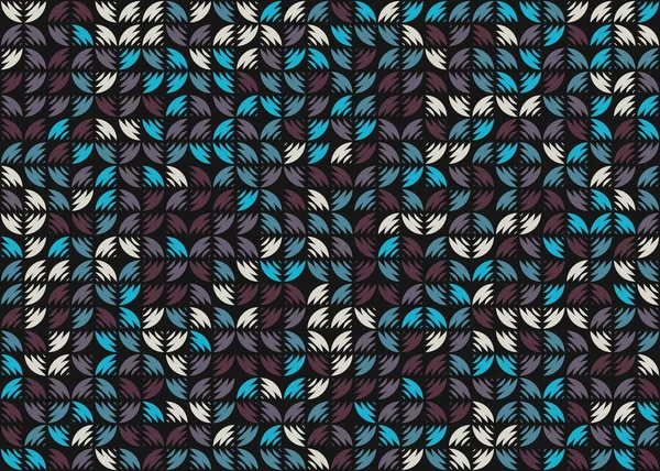 Abstrakte Geometrische Muster Generative Computergestützte Kunstillustration — Stockvektor