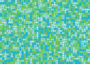 Soyut Geometrik Desen, hesaplama sanatı çizimi