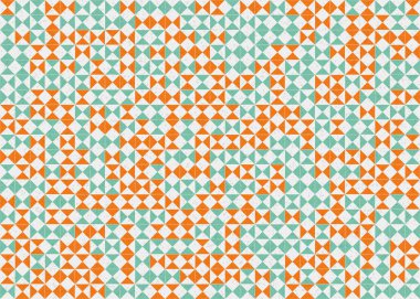 soyut geometrik desen, hesaplama sanatı illüstrasyonu