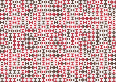 soyut geometrik desen, hesaplama sanatı illüstrasyonu
