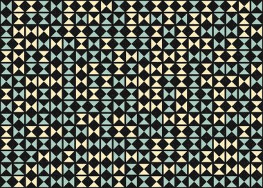 Soyut Geometrik Desen üretken hesaplama sanatı çizimi