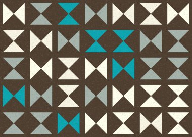 Soyut Geometrik Desen üretken hesaplama sanatı çizimi