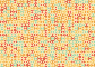 Soyut Geometrik Desen üretken hesaplama sanatı çizimi