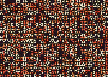 Soyut Geometrik Desen üretken hesaplama sanatı çizimi