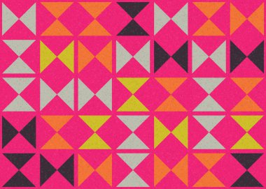 Soyut Geometrik Desen üretken hesaplama sanatı çizimi