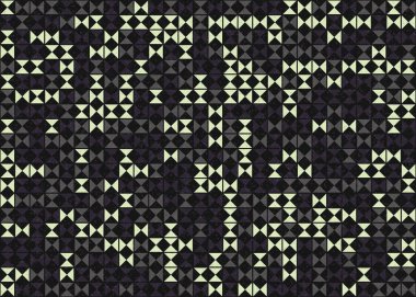 Soyut Geometrik Desen, hesaplama sanatı çizimi