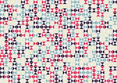 Soyut Geometrik Desen üretken hesaplama sanatı çizimi