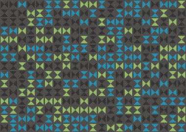 Soyut Geometrik Desen üretken hesaplama sanatı çizimi