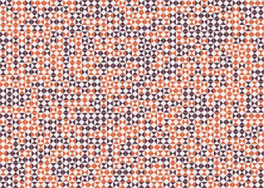 Soyut geometrik desen üretken hesaplama sanatı illüstrasyonu, fayans renk parçalarının taklidi