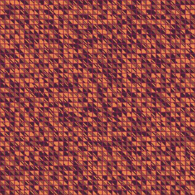 Soyut geometrik desen üretken hesaplama sanatı illüstrasyonu, fayans renk parçalarının taklidi