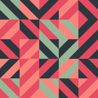 Soyut Geometrik Desen üretken hesaplama sanatı çizimi