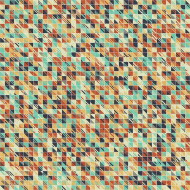 Soyut Geometrik Desen üretken hesaplama sanatı çizimi