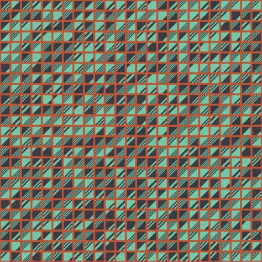 Soyut Geometrik Desen üretken hesaplama sanatı çizimi