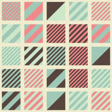 Soyut Geometrik Desen üretken hesaplama sanatı çizimi