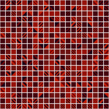 Soyut Geometrik Desen üretken hesaplama sanatı çizimi