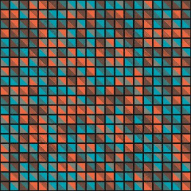 Soyut Geometrik Desen üretken hesaplama sanatı çizimi
