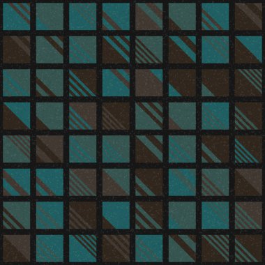 Soyut Geometrik Desen üretken hesaplama sanatı çizimi