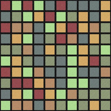 Soyut Geometrik Desen, hesaplama sanatı çizimi