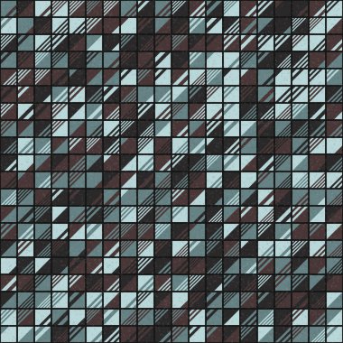 Soyut Geometrik Desen üretken hesaplama sanatı çizimi