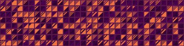 Soyut geometrik desen. Renkli vektör illüstrasyonu 