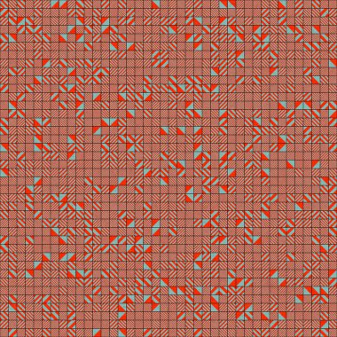 Soyut Geometrik Desen üretken hesaplama sanatı çizimi