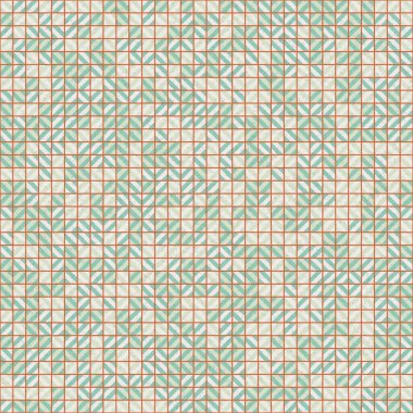 Soyut Geometrik Desen üretken hesaplama sanatı çizimi