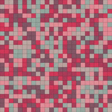 Soyut Geometrik Desen üretken hesaplama sanatı çizimi