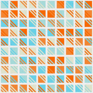 Soyut Geometrik Desen üretken hesaplama sanatı çizimi