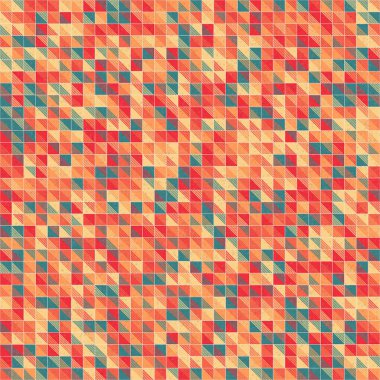 Soyut Geometrik Desen üretken hesaplama sanatı çizimi