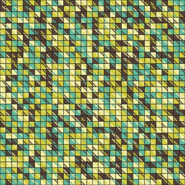 Soyut Geometrik Desen üretken hesaplama sanatı çizimi