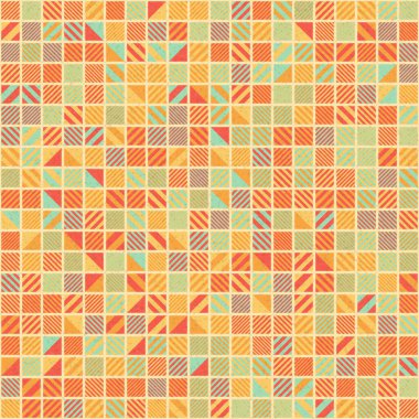 Soyut Geometrik Desen üretken hesaplama sanatı çizimi