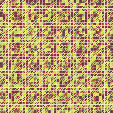 Soyut Geometrik Desen, hesaplama sanatı çizimi