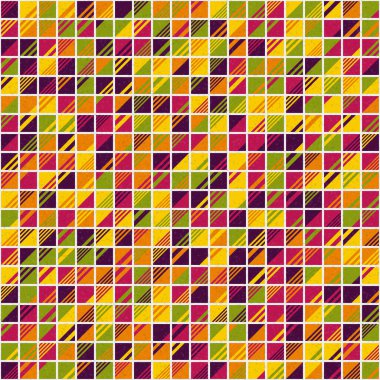 Soyut Geometrik Desen üretken hesaplama sanatı çizimi